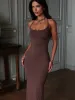 GYPSY MAXI DRESS CHOCOLATE sold by Outcast Clothing