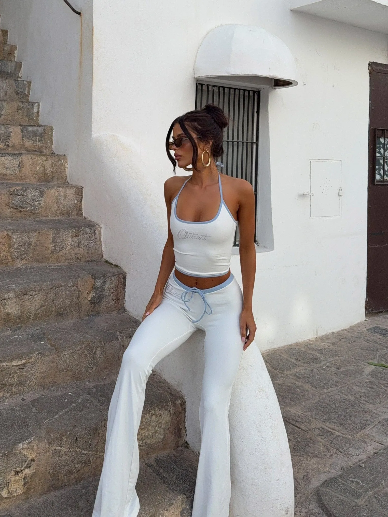 MAEVA PANT WHITE sold by Outcast Clothing product image thumbnail 2