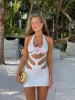 MARI MINI DRESS WHITE sold by Outcast Clothing