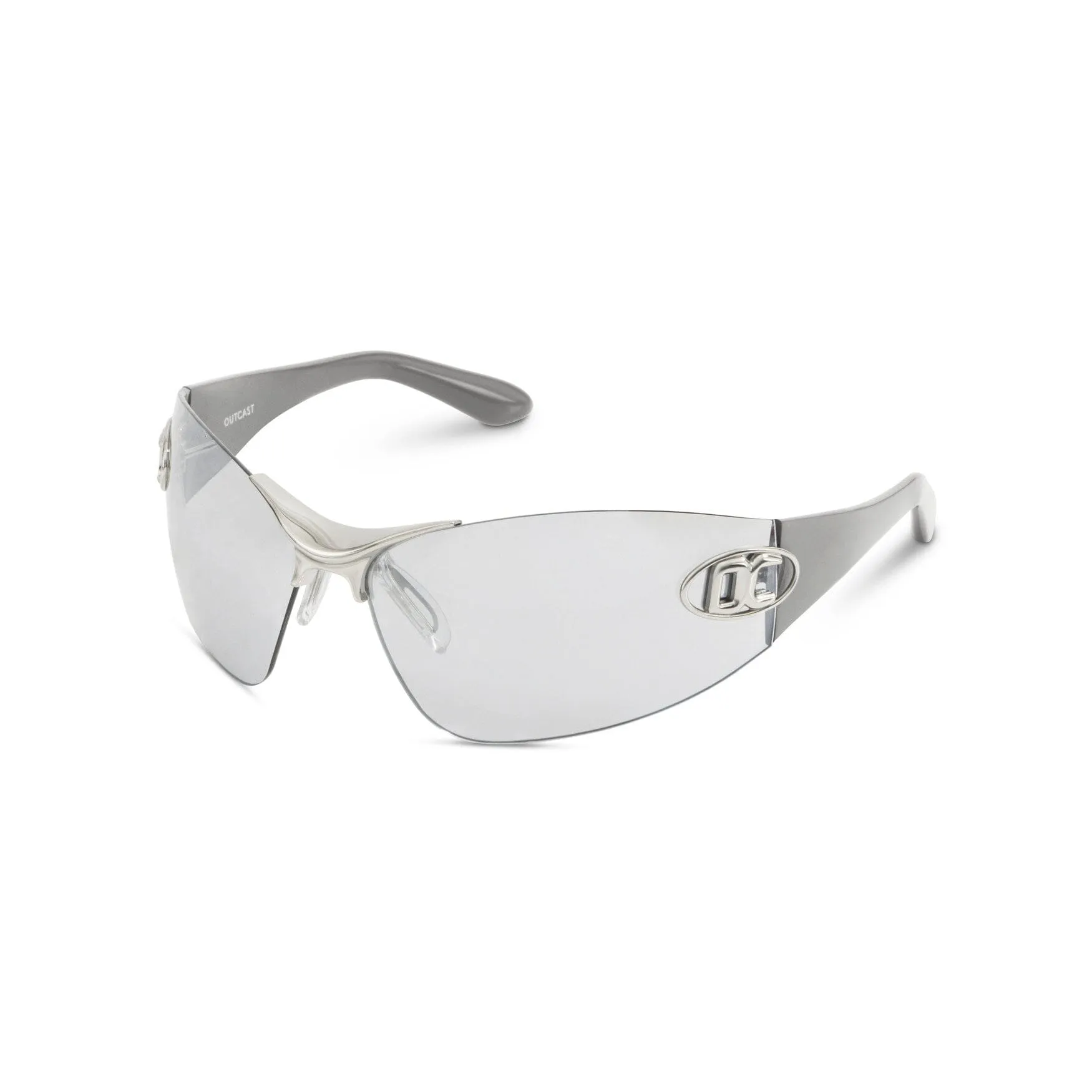 SIGNATURE FRAMELESS SUNGLASSES SILVER sold by Outcast Clothing product image thumbnail 4