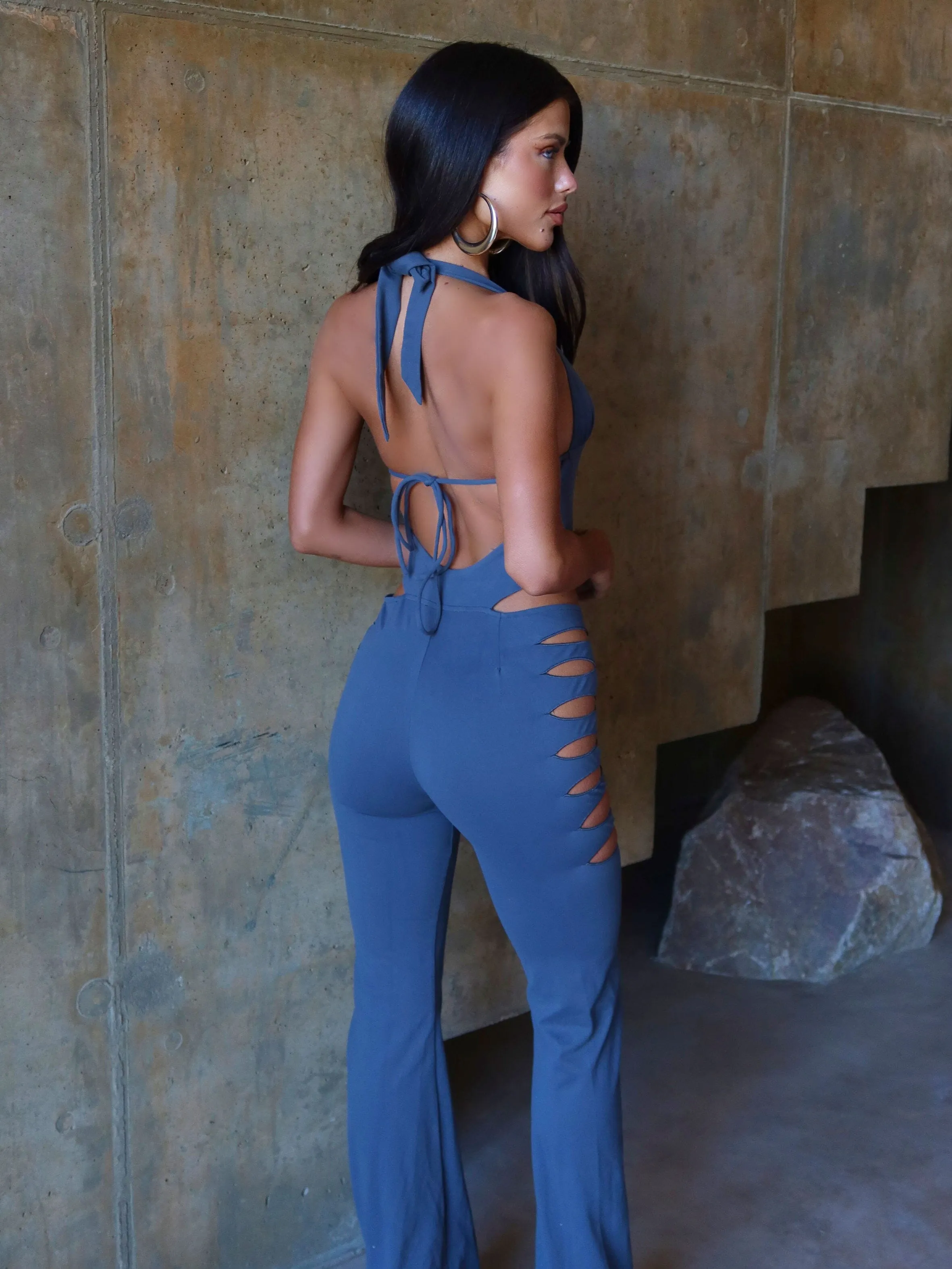 LANDRY JUMPSUIT STEEL GREY sold by Outcast Clothing product image thumbnail 5