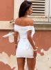 ELA MINI DRESS WHITE sold by Outcast Clothing