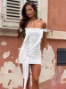 ELA MINI DRESS WHITE sold by Outcast Clothing