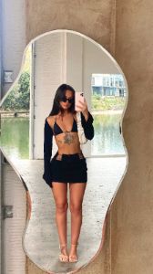 ZIGGY MINI SKIRT BLACK - OUTCAST EXCLUSIVES sold by Outcast Clothing