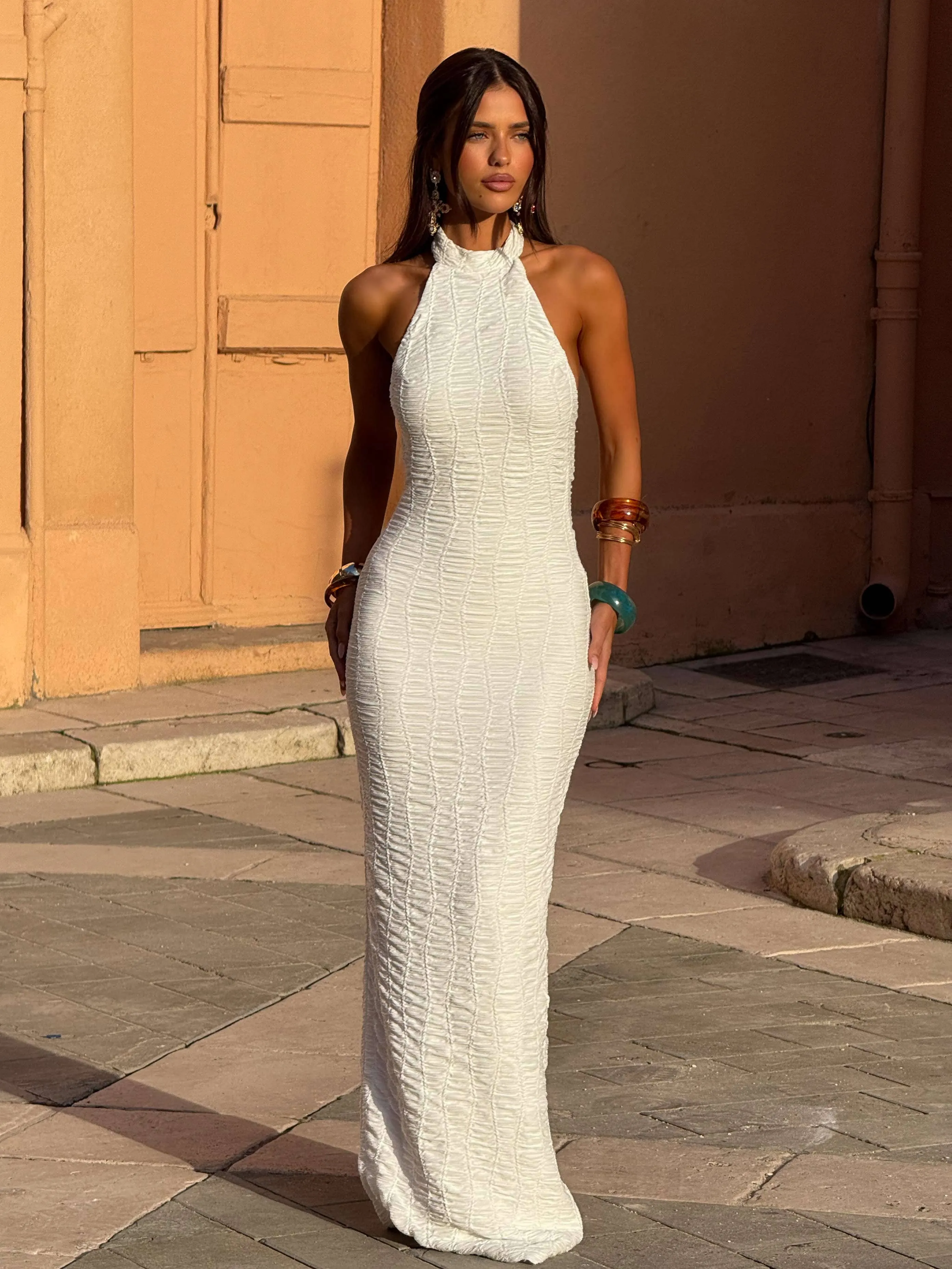 NICOLINA MAXI DRESS WHITE sold by Outcast Clothing product image thumbnail 2
