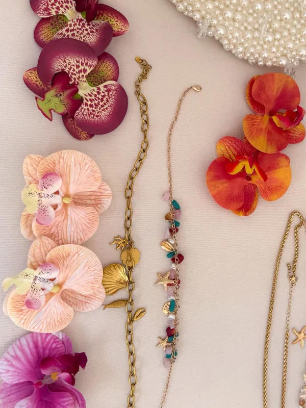 ORCHID FLOWER BURGUNDY sold by Outcast Clothing