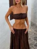 SOREN TOP CHOCOLATE sold by Outcast Clothing