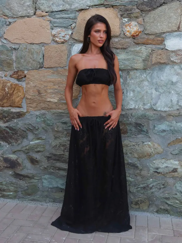 SOREN MAXI SKIRT BLACK sold by Outcast Clothing