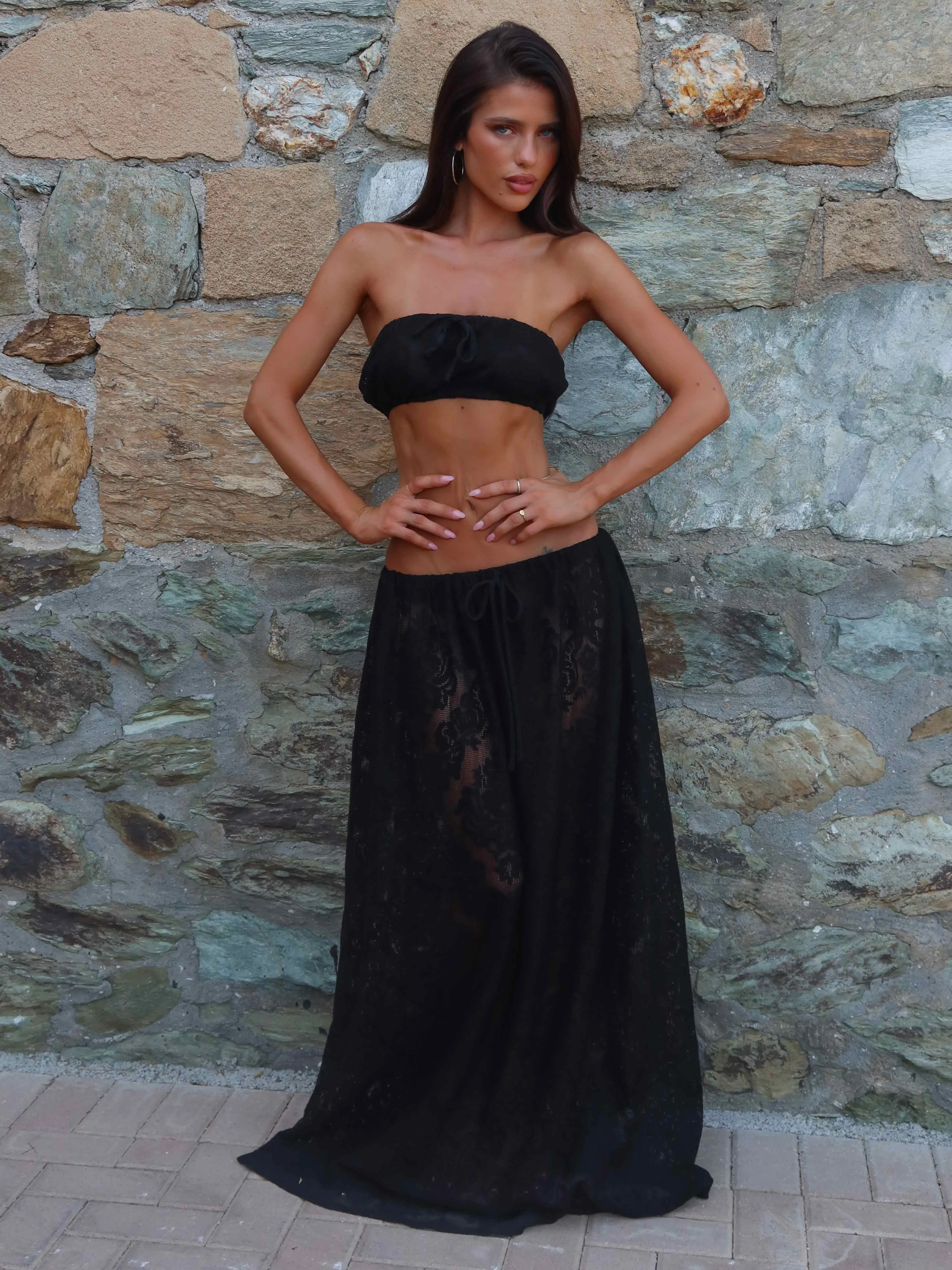 SOREN MAXI SKIRT BLACK sold by Outcast Clothing product image thumbnail 2