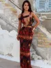FIALA MAXI DRESS NARANJA sold by Outcast Clothing