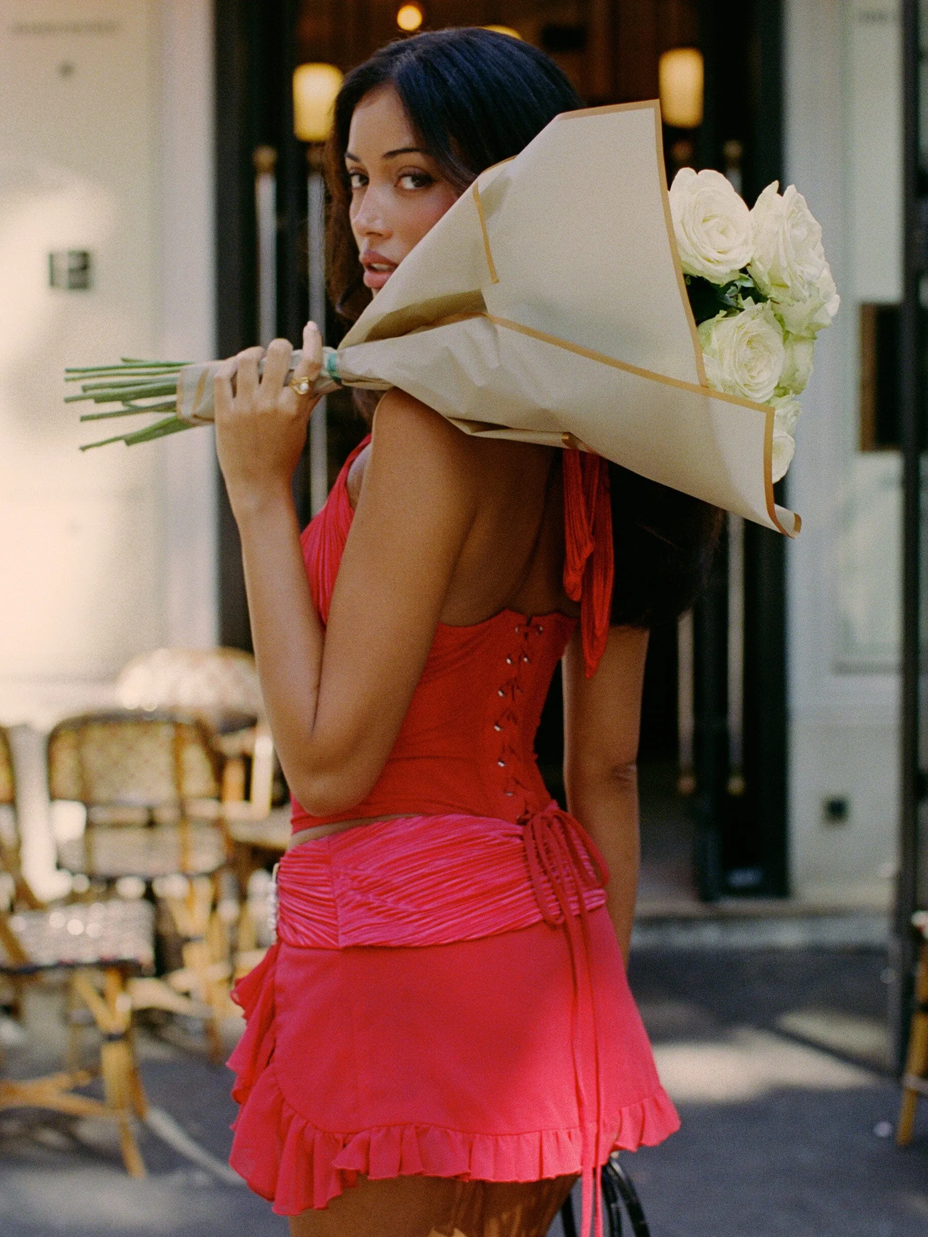 BAHERIA TOP RED sold by Outcast Clothing product image thumbnail 5