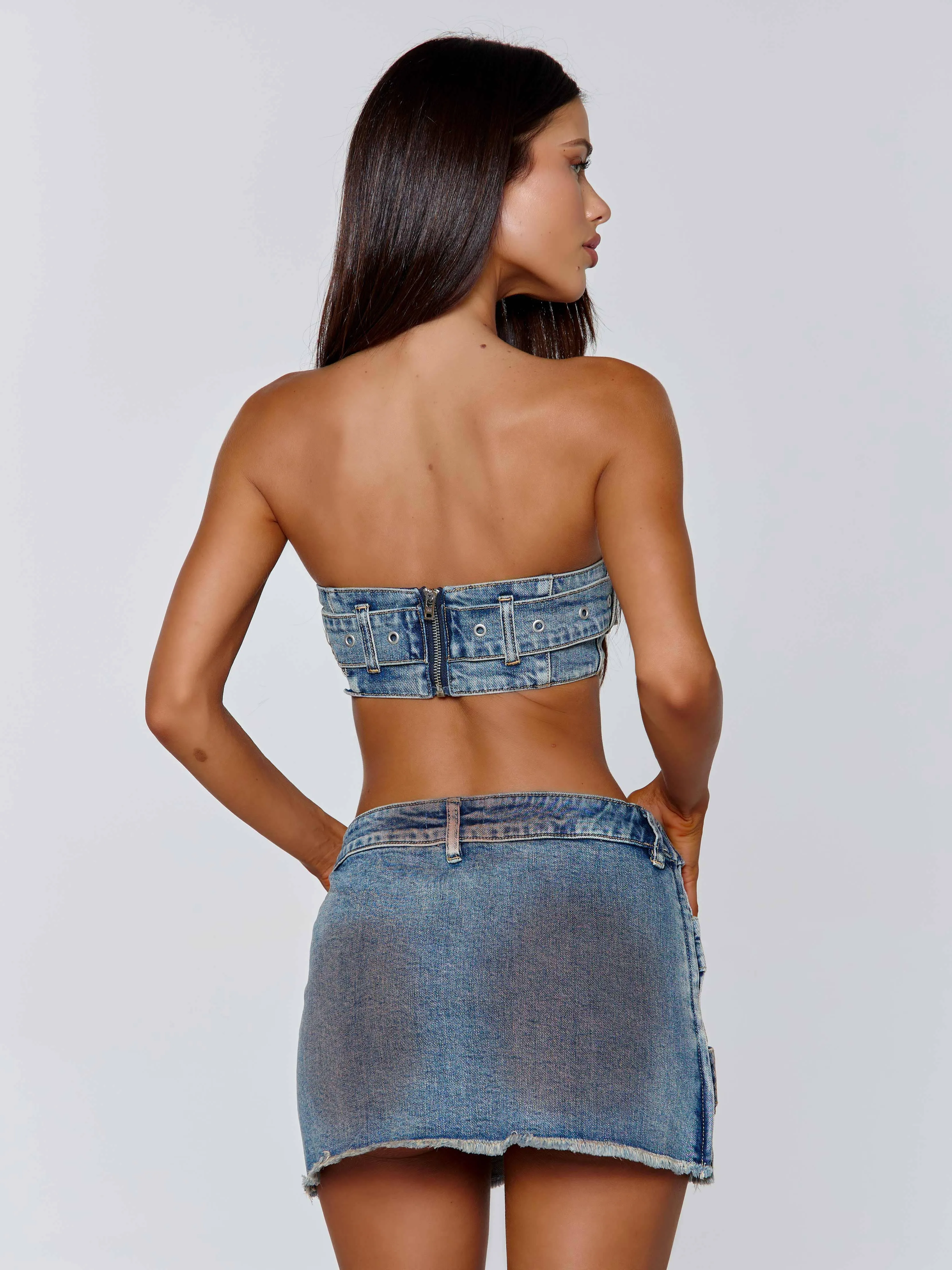 JACINTA TOP DENIM sold by Outcast Clothing product image thumbnail 3