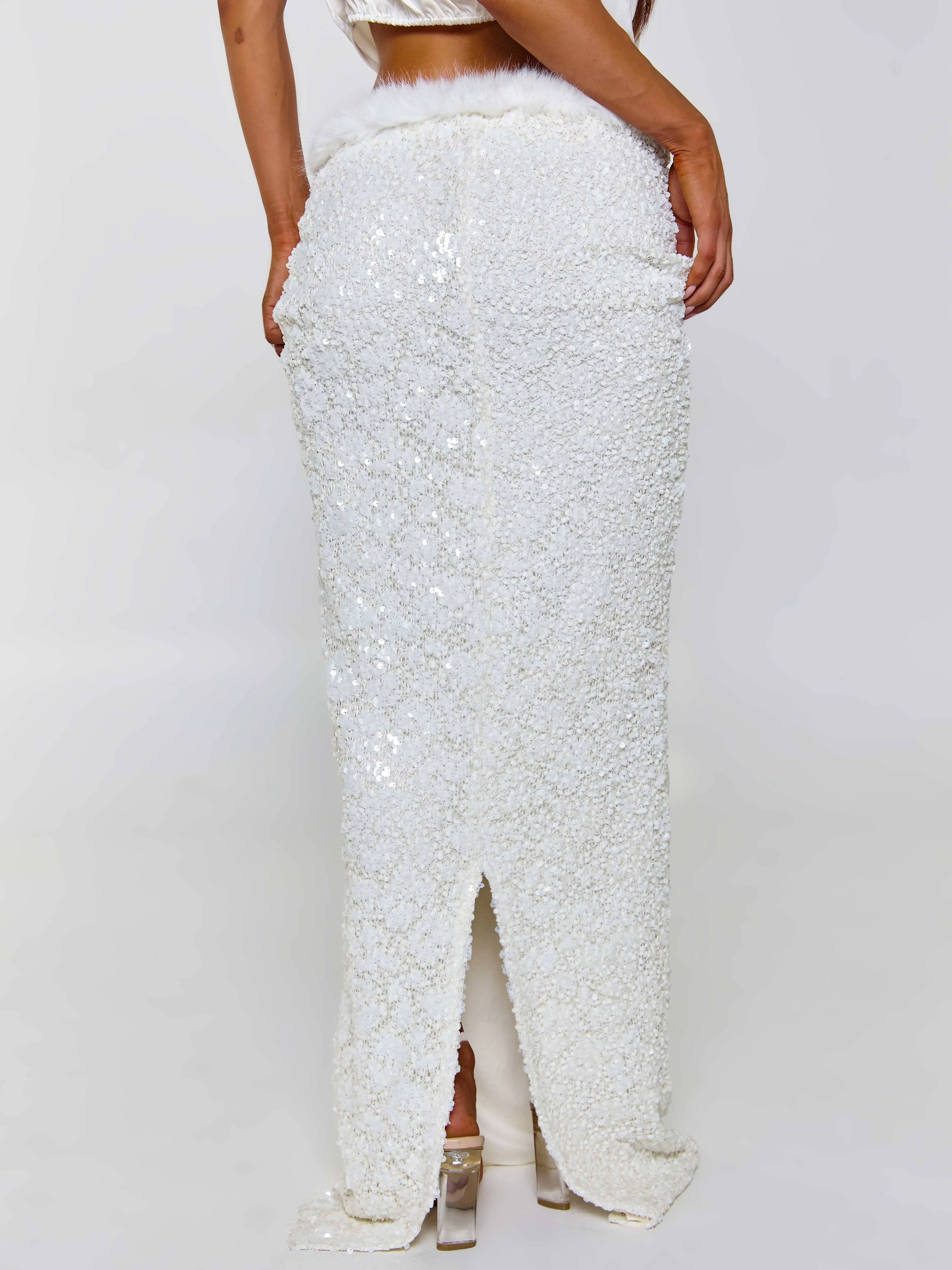 MILLIANA MAXI SKIRT WHITE sold by Outcast Clothing product image thumbnail 5