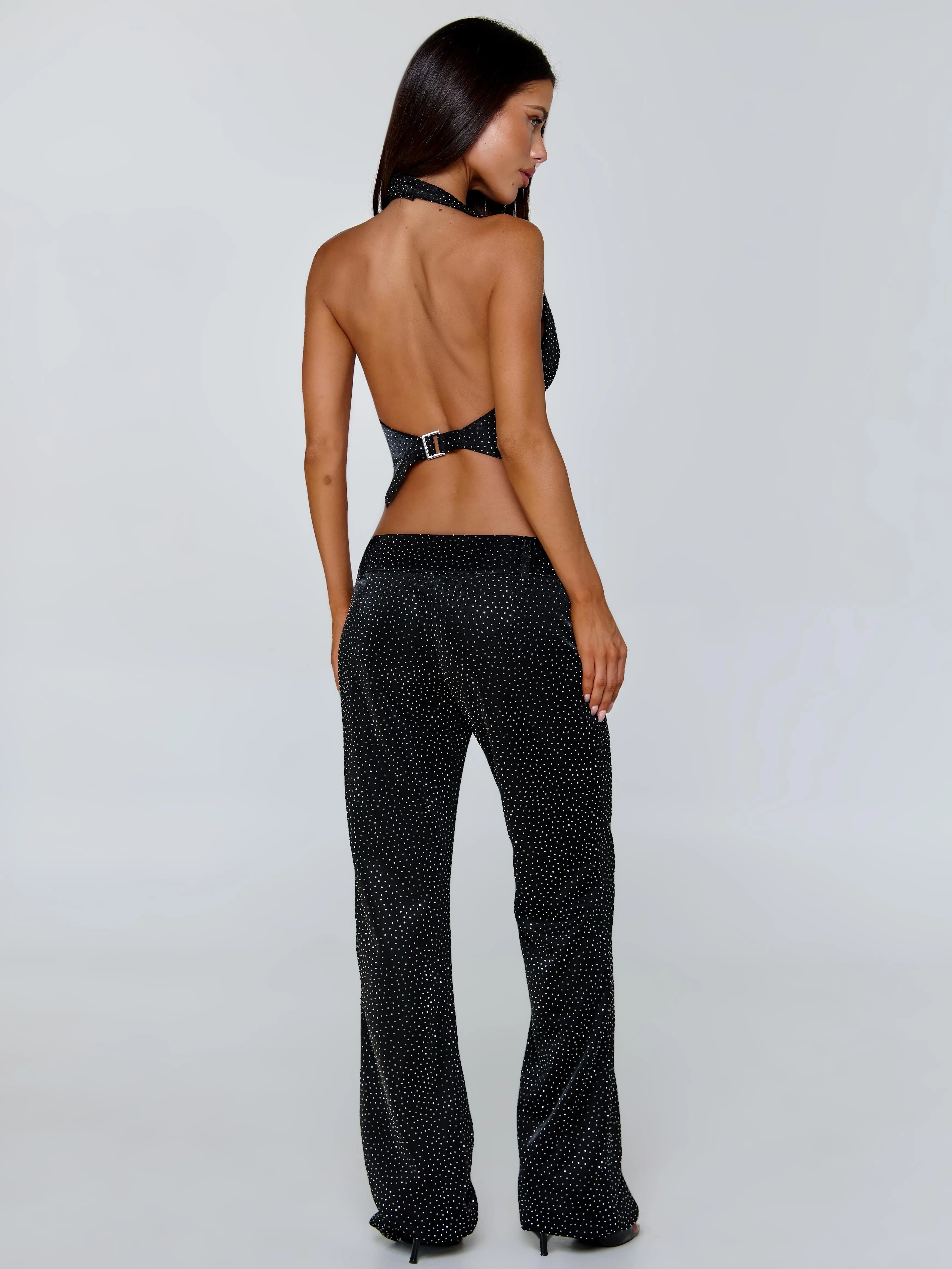 MARIAIS PANT BLACK SPARKLE sold by Outcast Clothing product image thumbnail 5