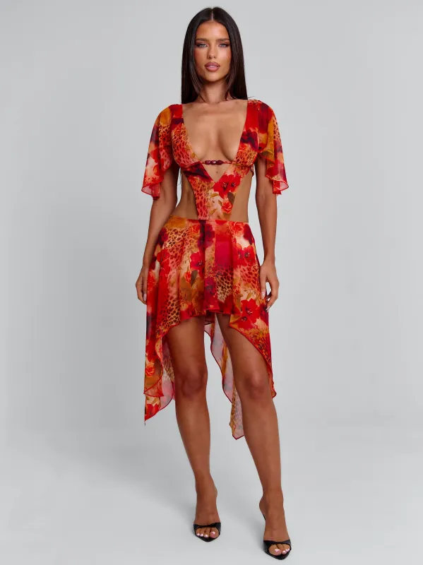 HARTLEY MINI DRESS ROSALIA sold by Outcast Clothing