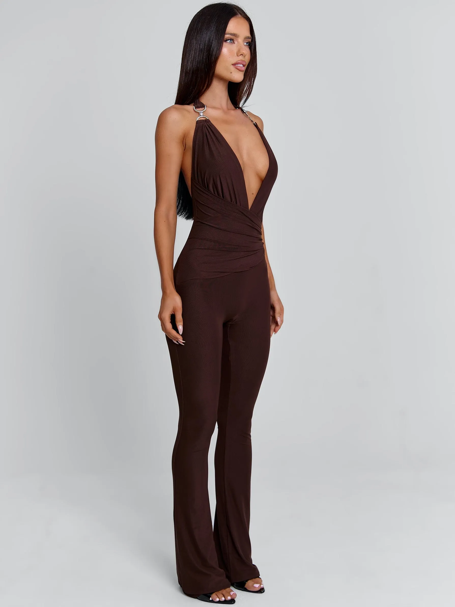 CARYS JUMPSUIT CHOCOLATE sold by Outcast Clothing product image thumbnail 5