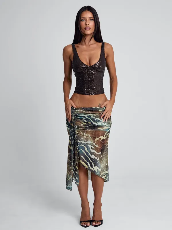 ROEI MIDI SKIRT MOJAVE sold by Outcast Clothing