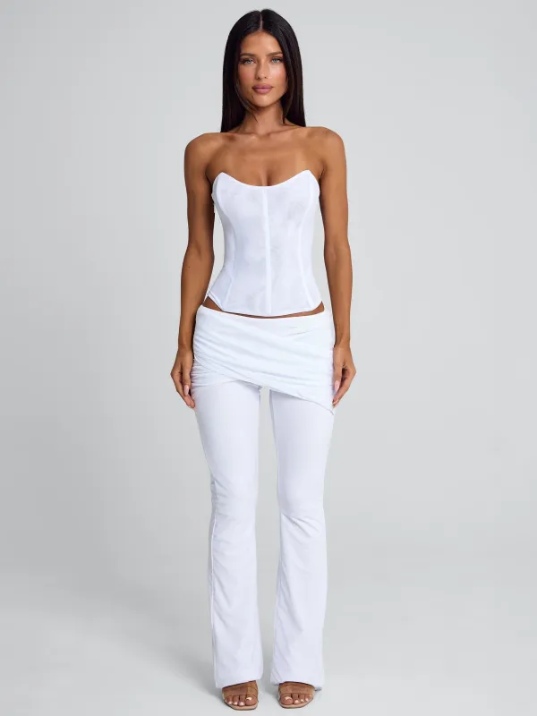LEXARI PANT WHITE sold by Outcast Clothing
