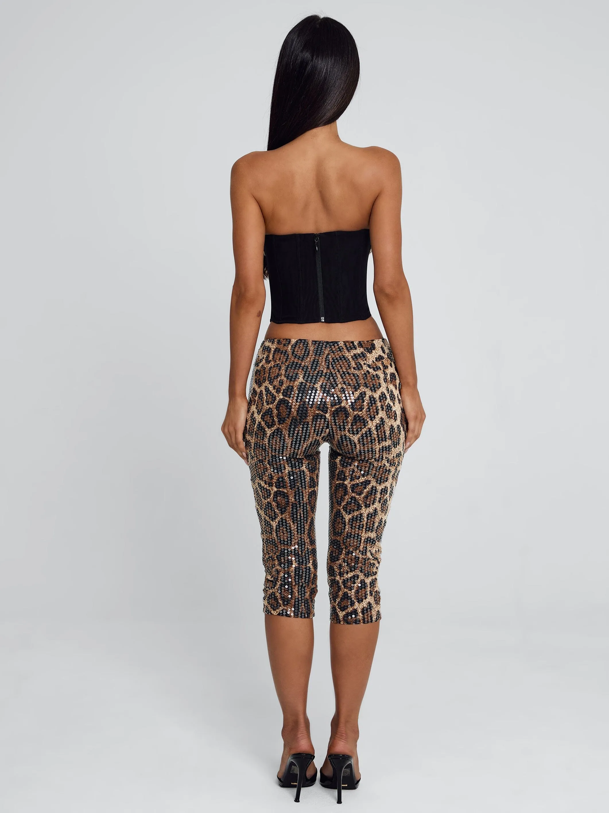 EIRA CAPRI PANT LEOPARD SEQUIN sold by Outcast Clothing product image thumbnail 5