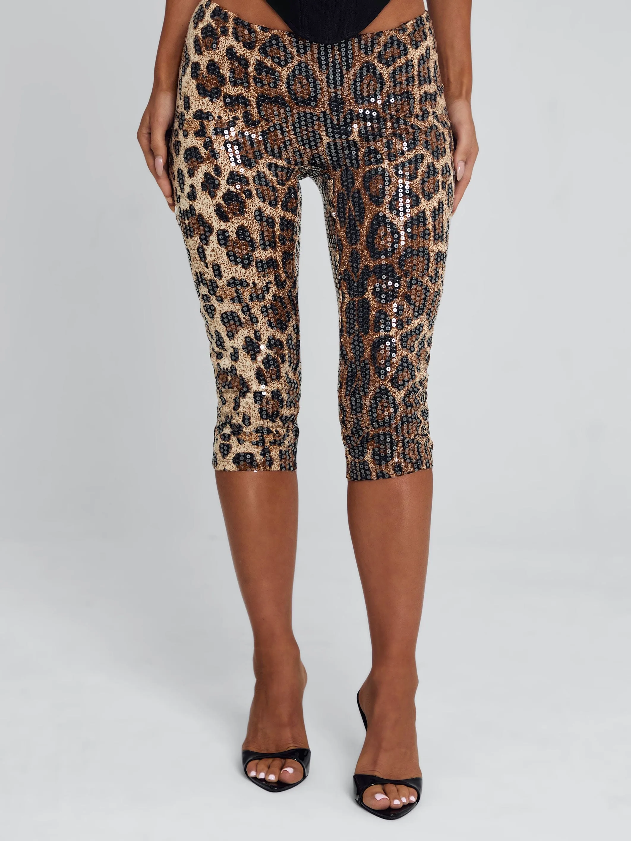 EIRA CAPRI PANT LEOPARD SEQUIN sold by Outcast Clothing product image thumbnail 3