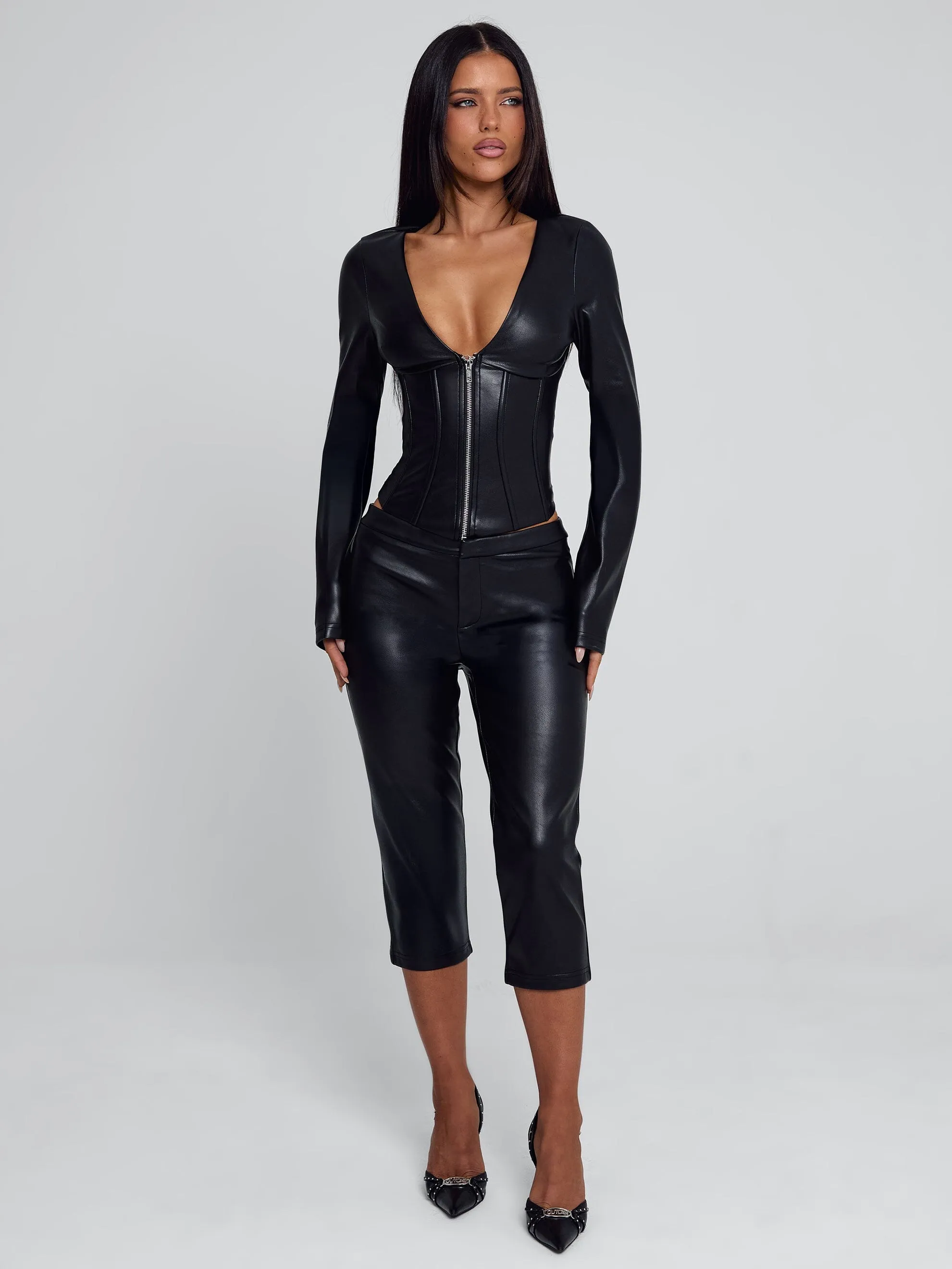 SIVANA CAPRI PANT BLACK sold by Outcast Clothing product image thumbnail 3