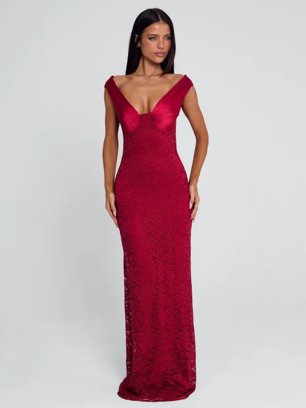 SYLORA MAXI DRESS RED sold by Outcast Clothing