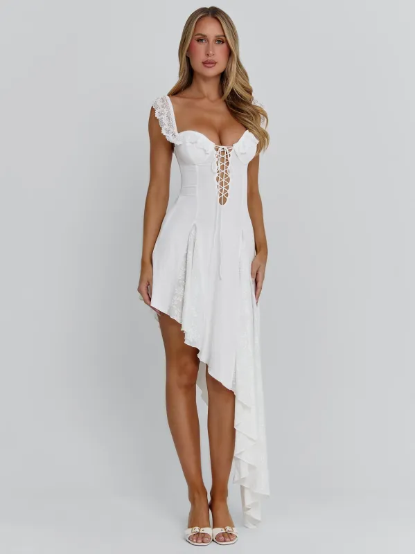 BRISA MAXI DRESS WHITE sold by Outcast Clothing