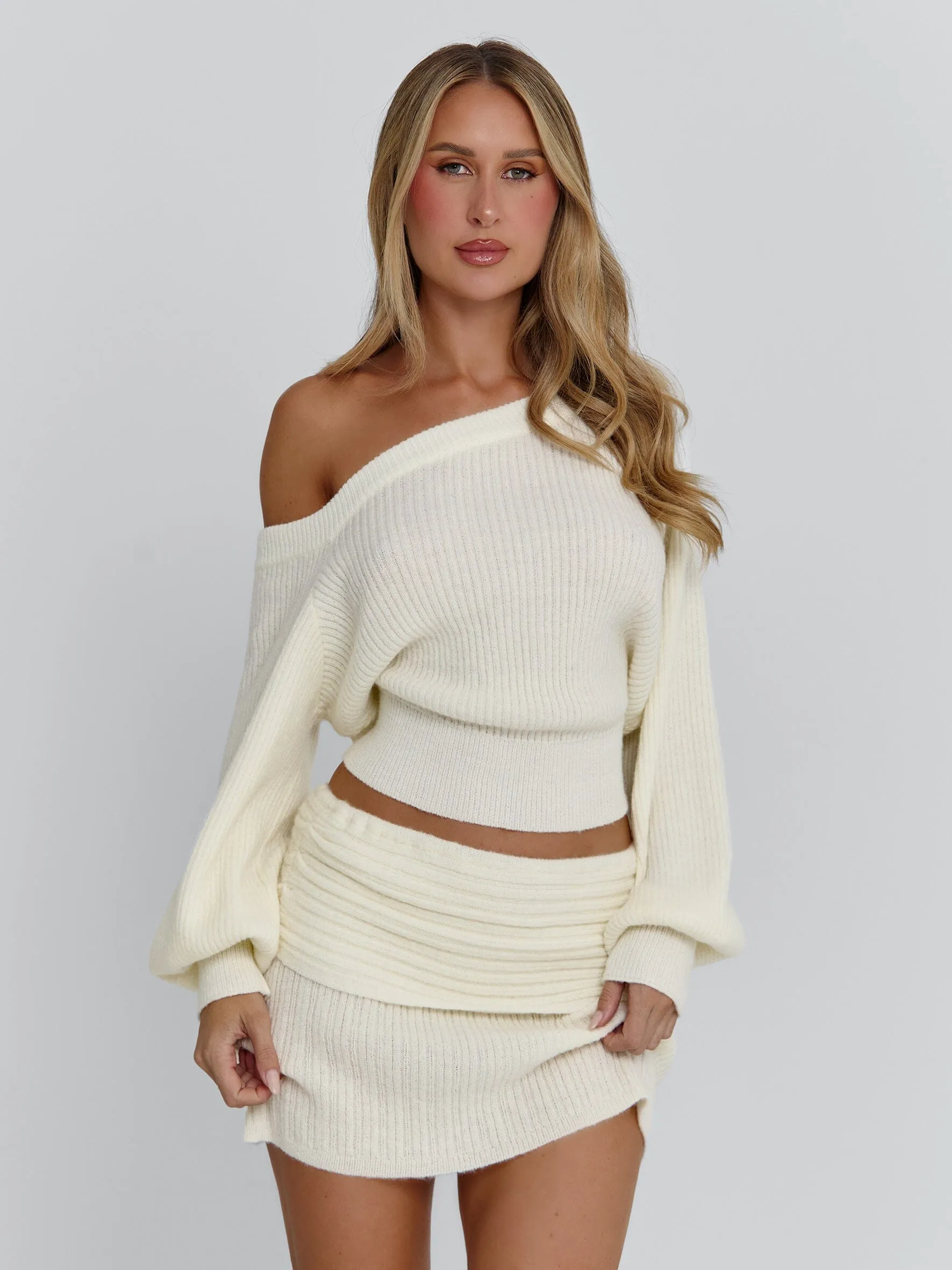 ORENA MINI SKIRT IVORY sold by Outcast Clothing product image thumbnail 2