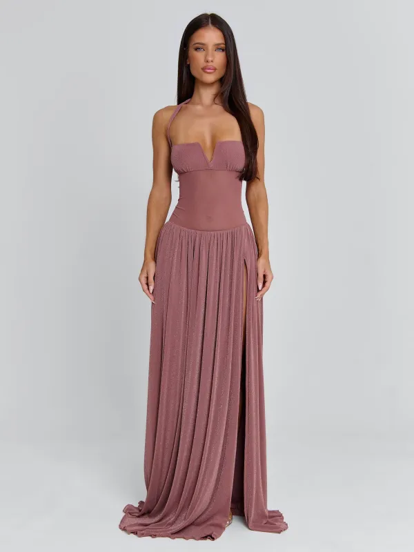DEE MAXI DRESS MAUVE sold by Outcast Clothing