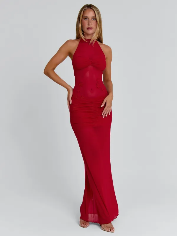 ZERRA MAXI DRESS RED sold by Outcast Clothing