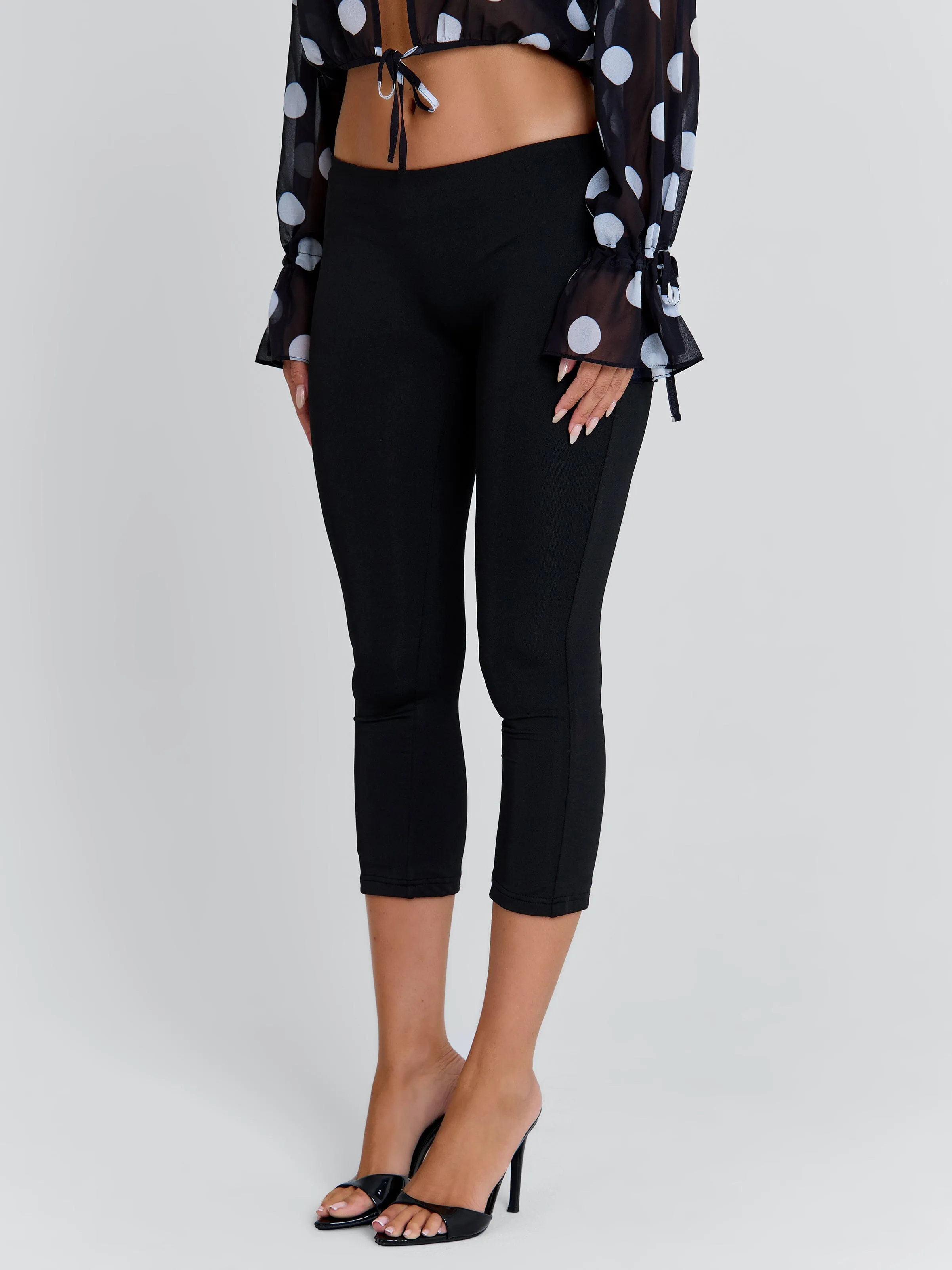 LUMAE CAPRI PANTS BLACK sold by Outcast Clothing product image thumbnail 5
