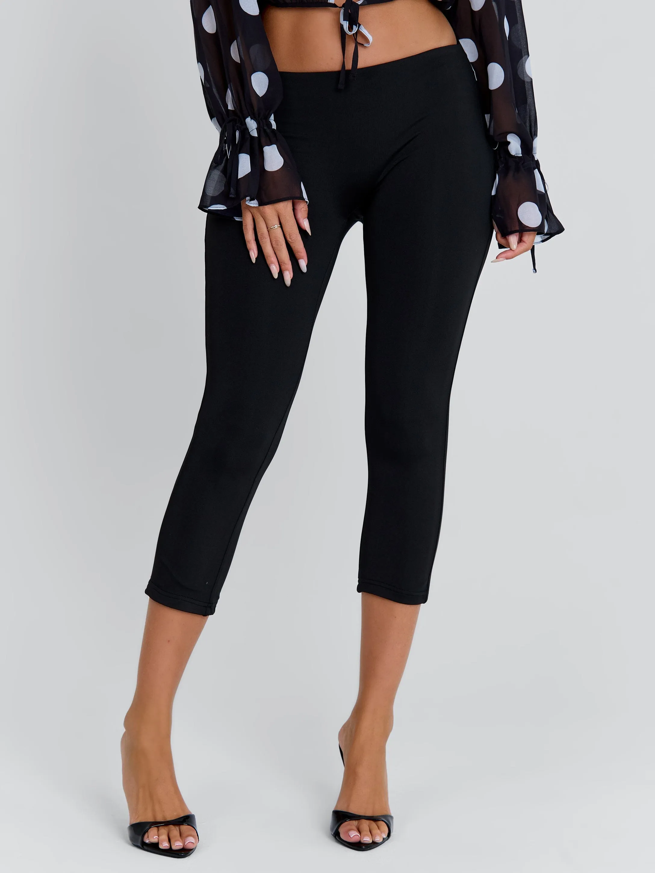 LUMAE CAPRI PANTS BLACK sold by Outcast Clothing product image thumbnail 3