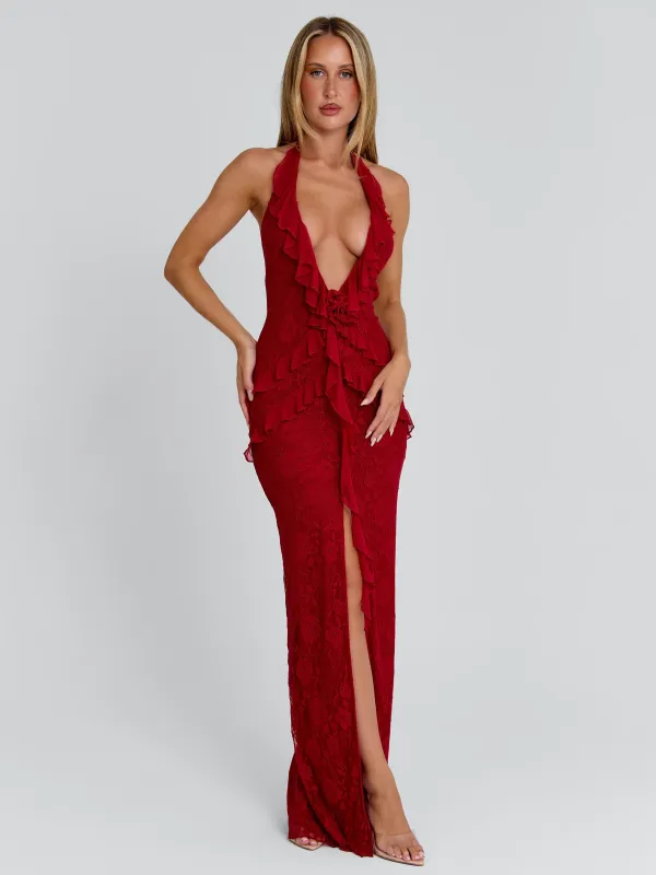 NOVELL MAXI DRESS RED sold by Outcast Clothing