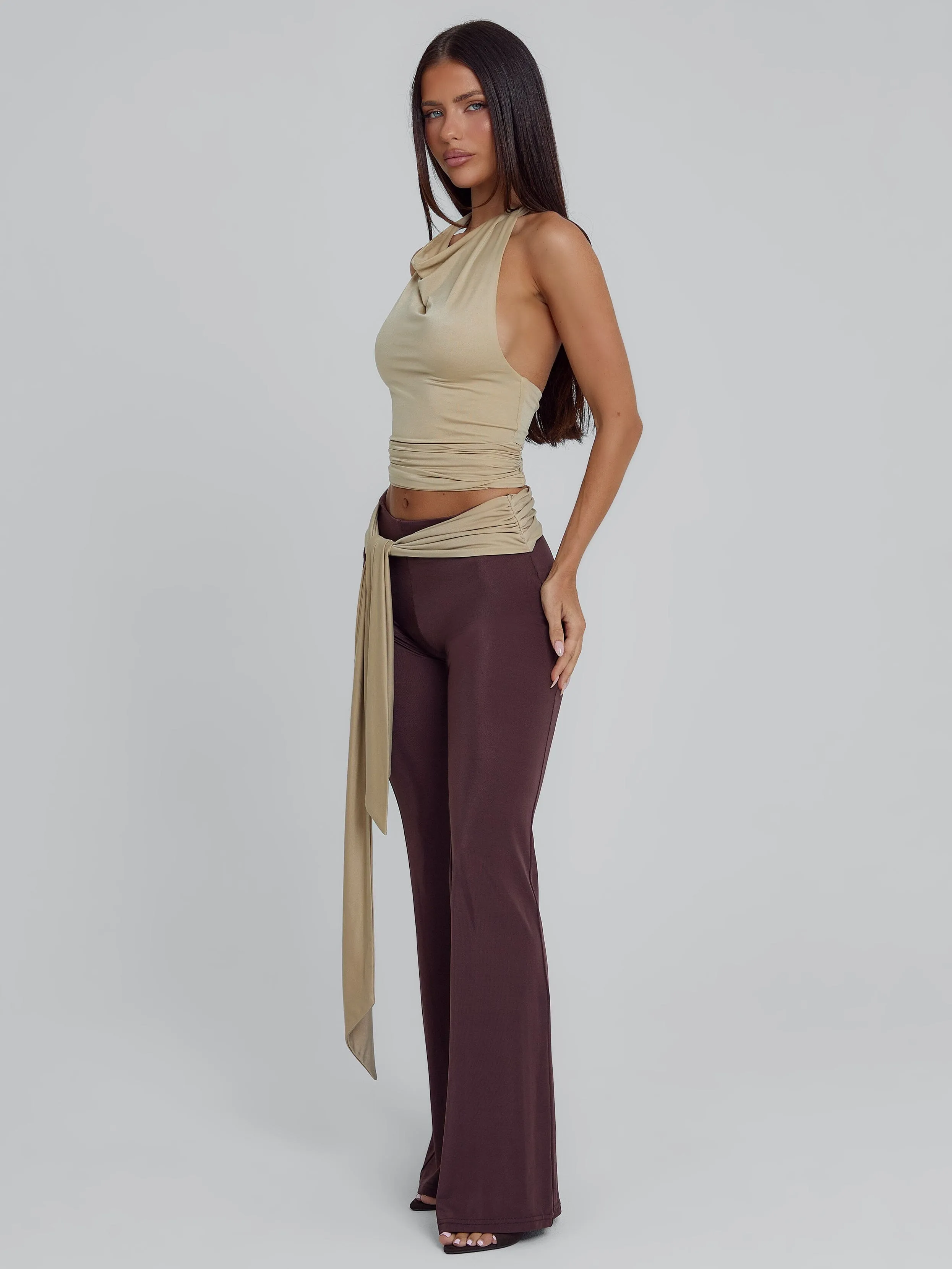 MINNA PANT BROWN TAN sold by Outcast Clothing product image thumbnail 2