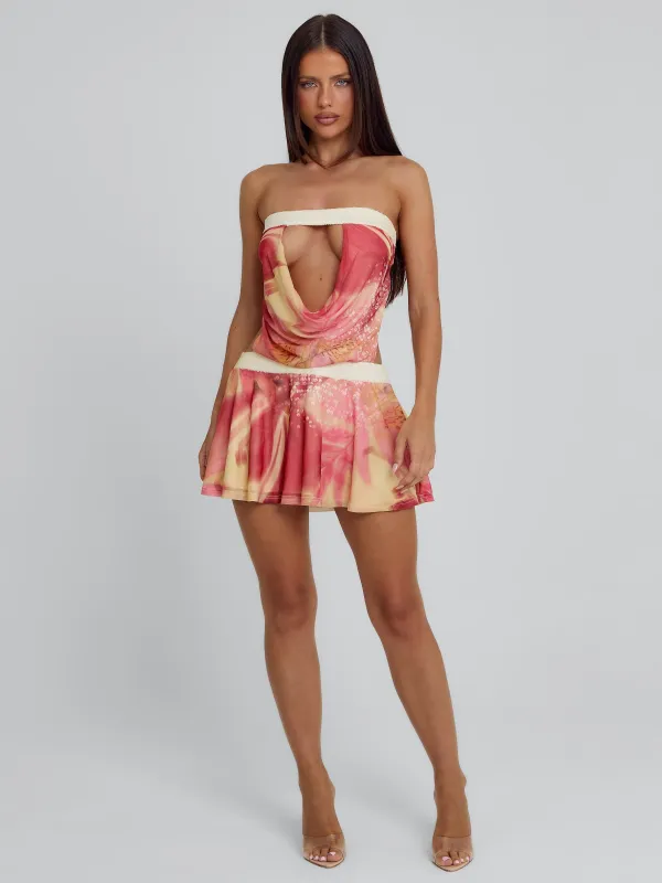 DEBRA MINI DRESS KELLY sold by Outcast Clothing