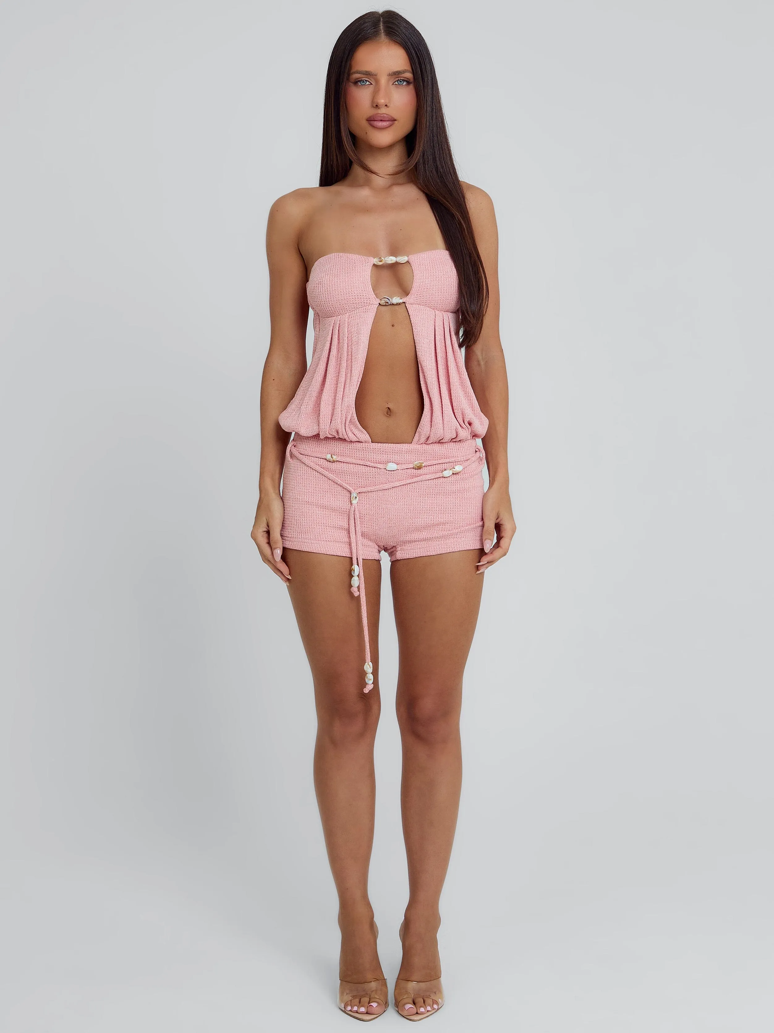 LEILA PLAYSUIT PINK sold by Outcast Clothing product image thumbnail 4