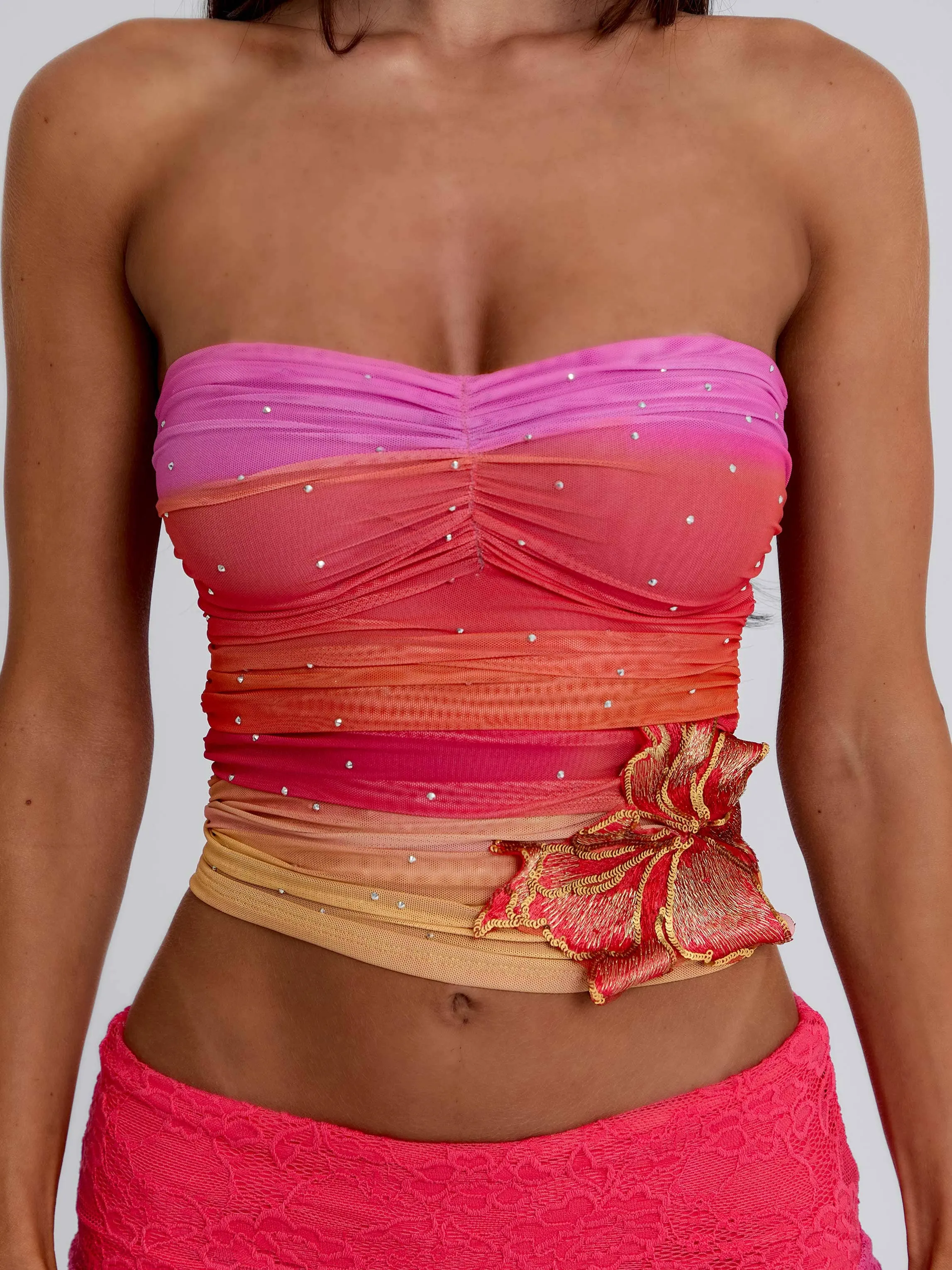HALLIE TOP OCEAN SUNSET sold by Outcast Clothing product image thumbnail 4