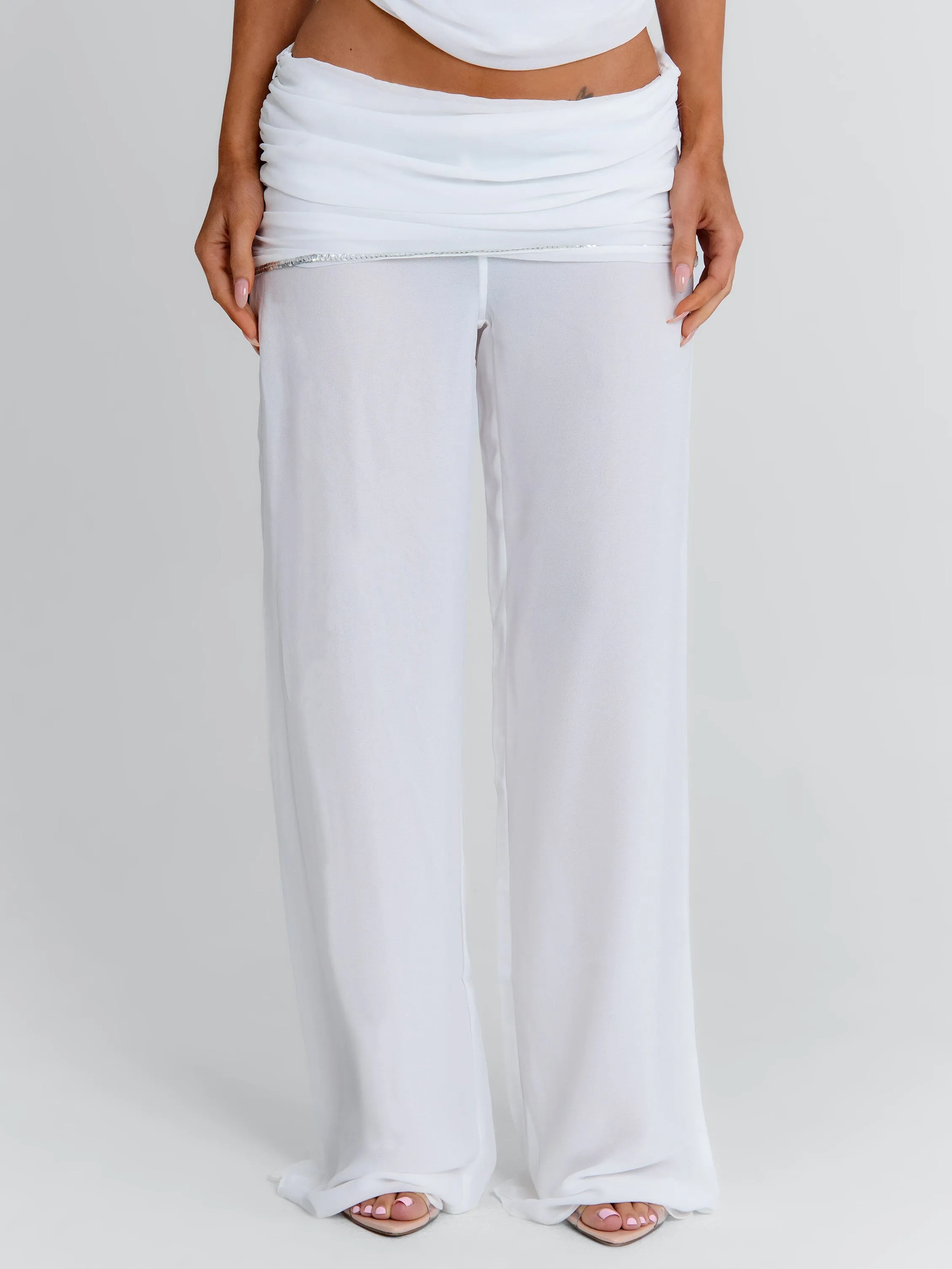 DANNA PANT WHITE sold by Outcast Clothing product image thumbnail 4