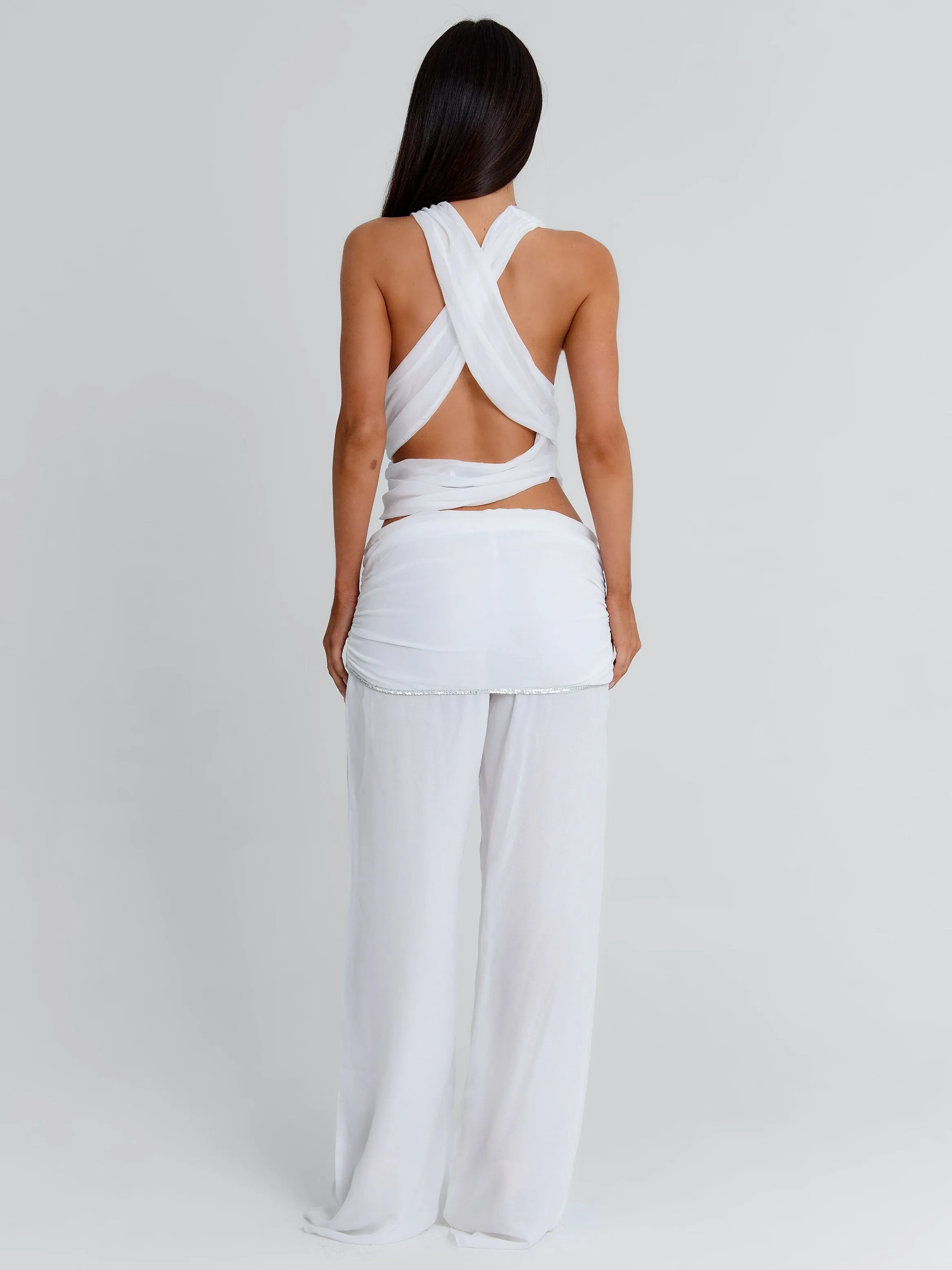 DANNA PANT WHITE sold by Outcast Clothing product image thumbnail 5
