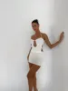 OCEANA CROP TOP WHITE - OUTCAST EXCLUSIVES sold by Outcast Clothing