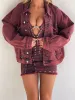 SELENITE JACKET RED sold by Outcast Clothing