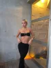 TULUM CROP TOP BLACK sold by Outcast Clothing