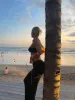 TULUM CROP TOP BLACK sold by Outcast Clothing
