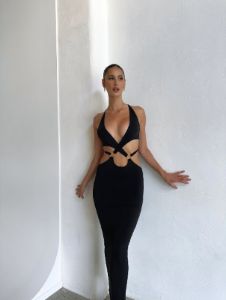 STELLA MAXI DRESS BLACK - OUTCAST EXCLUSIVES sold by Outcast Clothing