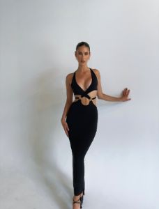 STELLA MAXI DRESS BLACK - OUTCAST EXCLUSIVES sold by Outcast Clothing