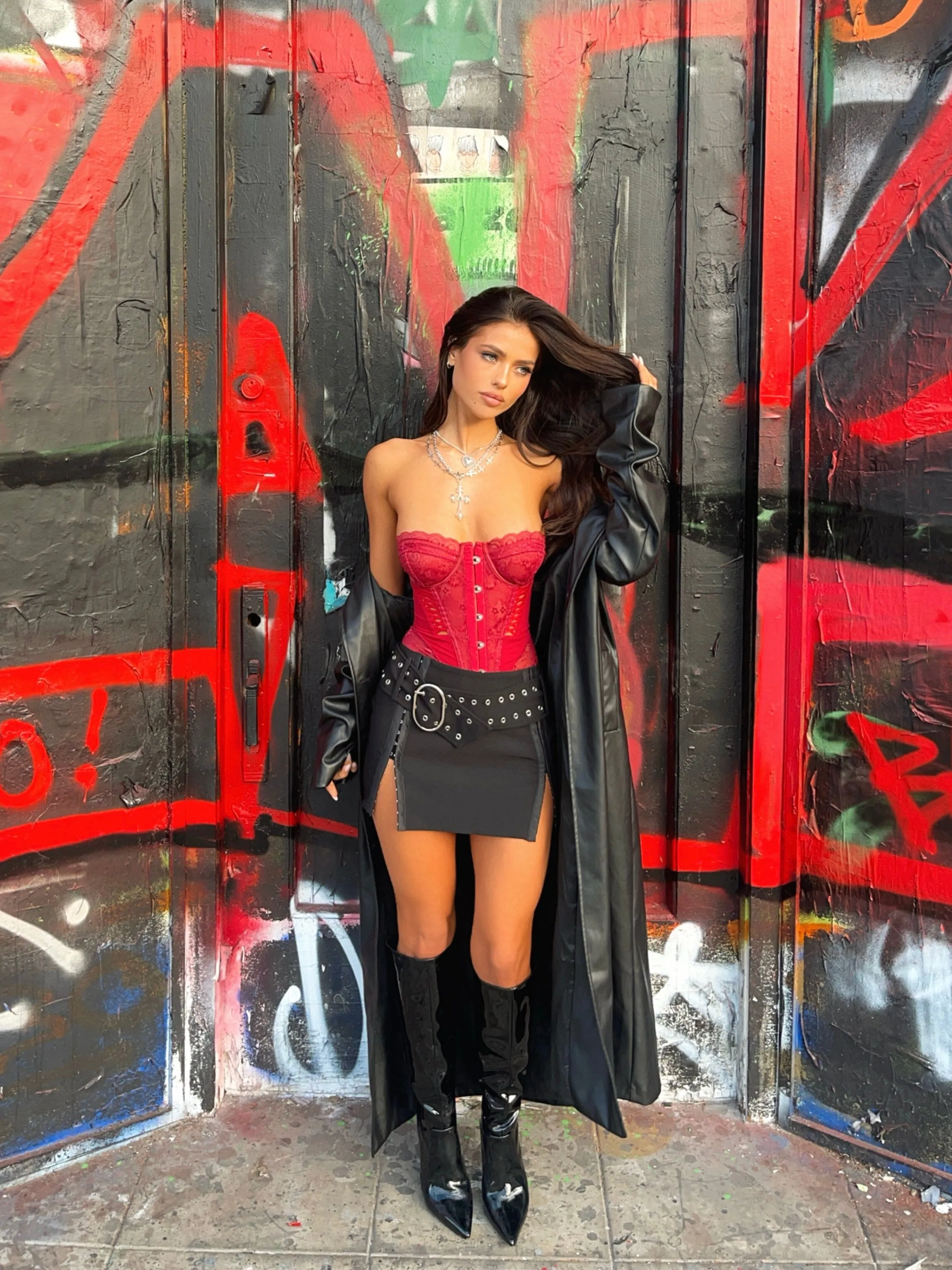 LENA PU TRENCH COAT sold by Outcast Clothing