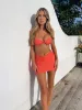 SORIYA MINI SKIRT CORAL sold by Outcast Clothing