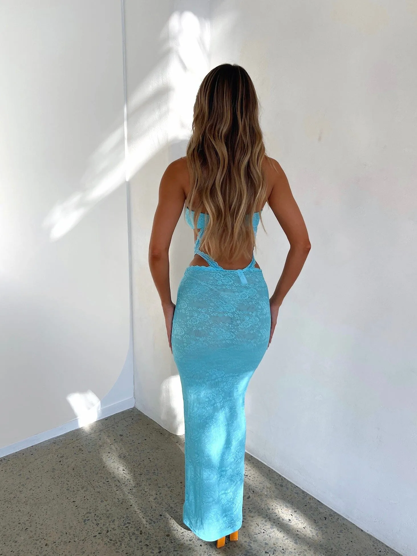 ELSA MAXI DRESS BLUE sold by Outcast Clothing product image thumbnail 3