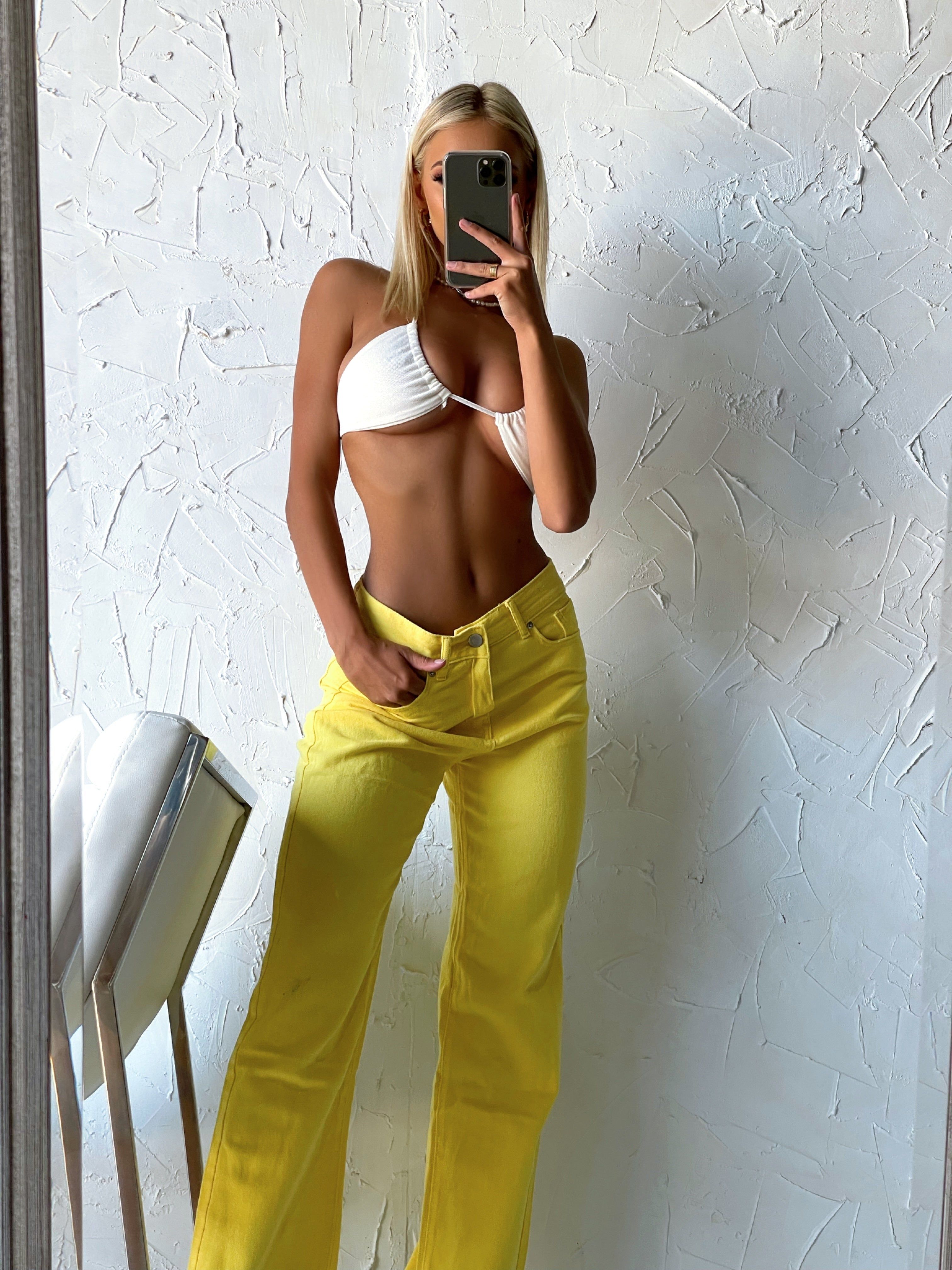 SPIN THE BOTTLE JEANS YELLOW sold by Outcast Clothing product image thumbnail 3