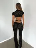 AMALIE JUMPSUIT BLACK sold by Outcast Clothing